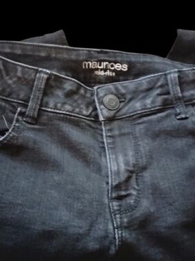 Maurices Slim Jeans in Dark Black Wash